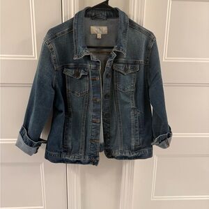 Time and Tru Medium Blue Denim Jacket